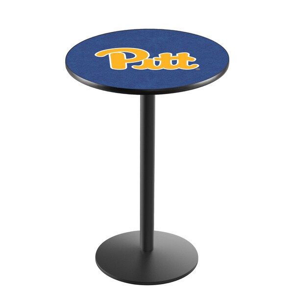 42" Blk Wrinkle Pitt Pub Table